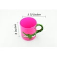 thumbnail image 2 of Crocodile, Alligator, Pink and Green Children's Plastic Drinking Cup Kids Gift 3" F121M B121, 2 of 6