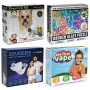 Prank Gift Boxes - Includes 4 unique and funny gag-gift boxes - 10x9x3, Assortment 2