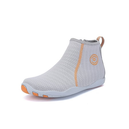 

SIMANLAN Womens Mens Water Shoes Swim Aqua Socks Yoga Beach Shoe Girls Boys Casual Unisex Gym Gray 7