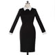 thumbnail image 1 of Long Sleeve Business Wear Tailored Collar Dress, 1 of 1