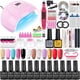 thumbnail image 1 of Juego de esmaltes de uñas en Gel con secador de lámpara LED UV, juego de barniz de Gel semipermanente, herramientas profesionales de Arte de uñas, juego de manicura, 1 of 4