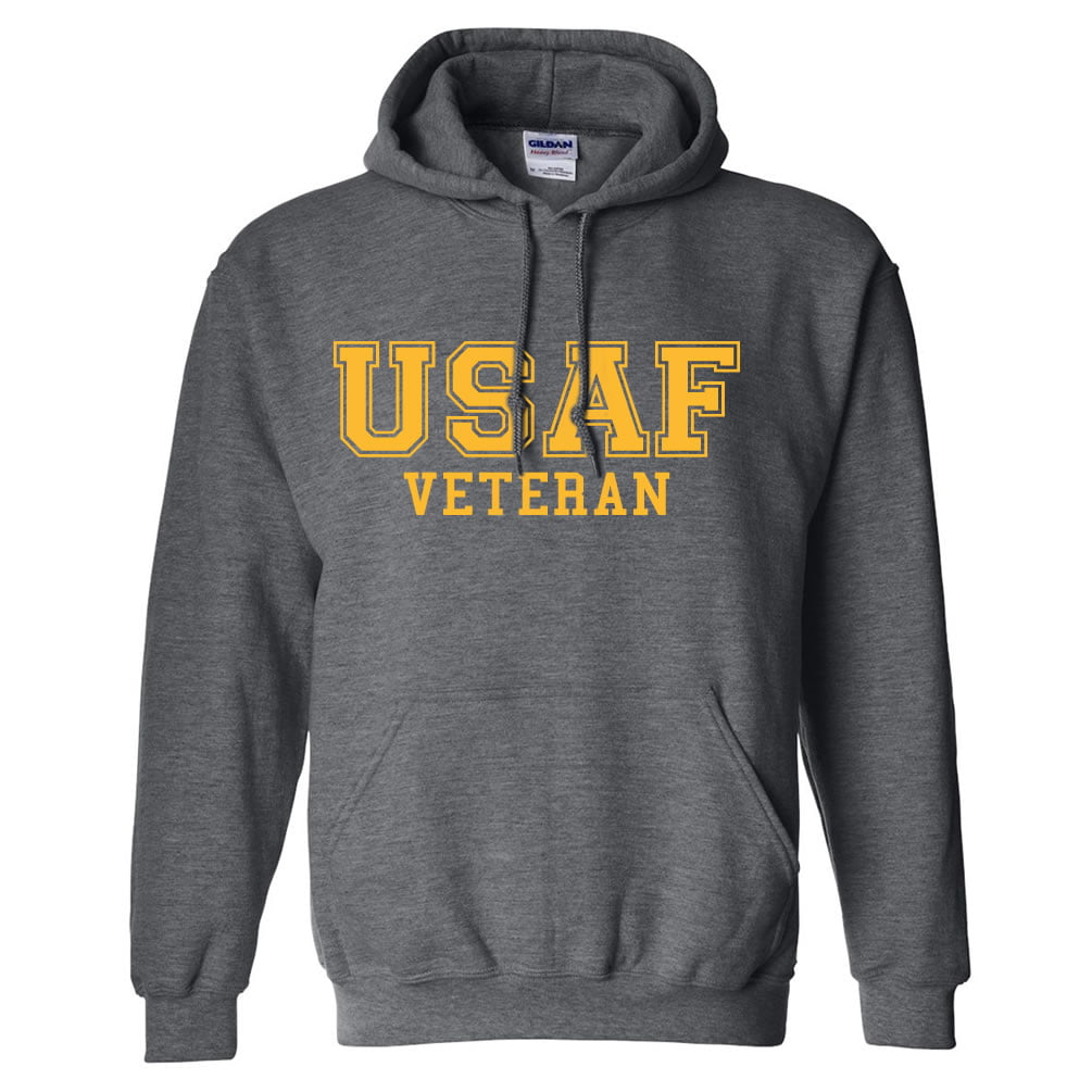 zerogravitee USMC Veteran Gold Logo Hooded Sweatshirt