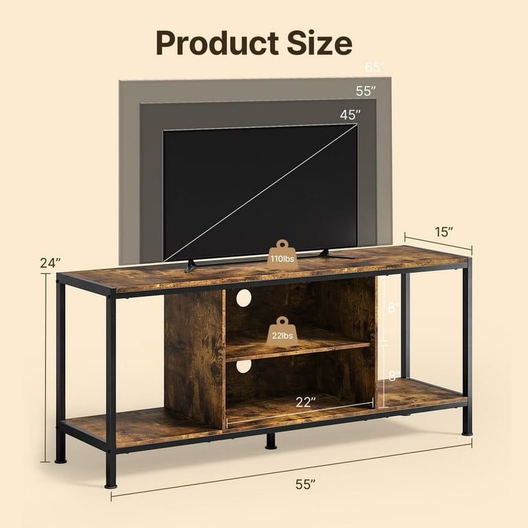 Aiho Ironwood TV Stand for 65