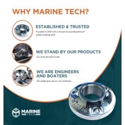 Marine Tech Tools Lifting Ring Adapter - Fits Evinrude, Johnson, OMC, BRP Outboards - Engine Hoist Tool