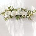 thumbnail image 4 of Yuarrent Oficina Hotel Flor artificial Boda Evento Flores de simulación Sala de estar Dormitorio Patio Patio Decoración Decoración Blanco, 4 of 6