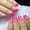 A1, variant on YTTAL Hot Pink French Tip Press On Nails - Buy 2 Get 1 Free, 24Pc Coffin Fake Nails with Gold Glitter & Tools