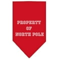 thumbnail image 3 of Christmas Pet and Dog Bandana Screen Printed, "Property Of North Pole", 3 of 10