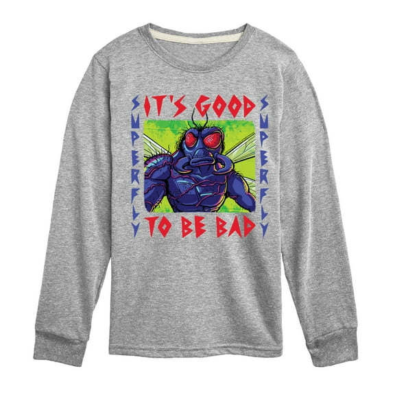 Teenage Mutant Ninja Turtles Mutant Mayhem - Superfly Good To Be Bad - Toddler & Youth Long Sleeve Graphic T-Shirt