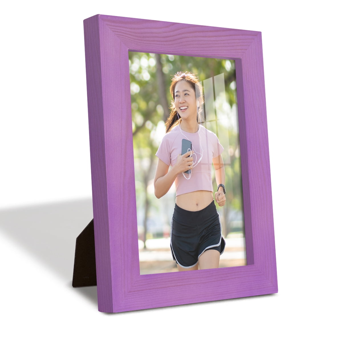 4x6 Wood Grain Picture Frame - Violet