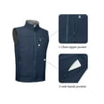 thumbnail image 4 of Little Donkey Andy Men's Lightweight Golf Vest Outerwear Warm Fleece Lining Sleeveless Running Casual Hiking Vests, Dark Blue S, 4 of 7