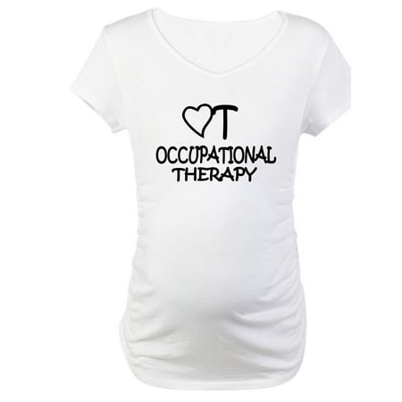 

CafePress - Occupational Therapy Maternity T Shirt - Cotton Maternity T-shirt Cute & Funny Pregnancy Tee