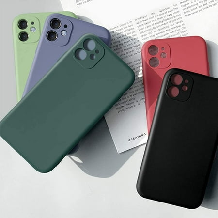 Updated Liquid Silicone Case Compatible With Iphone 11 6 1 Inch Anti Scratch Fingerprint Microfiber Liner Shock Absorption Gel Rubber Premium Full Body Drop Protection Cover Case Light Green Walmart Canada