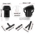 thumbnail image 3 of 4pcs Car Front Windshield Washer Nozzles for Dodge Durango 2011-2019 68269108AA with 6 Pcs Hose Connectors, 3 of 6