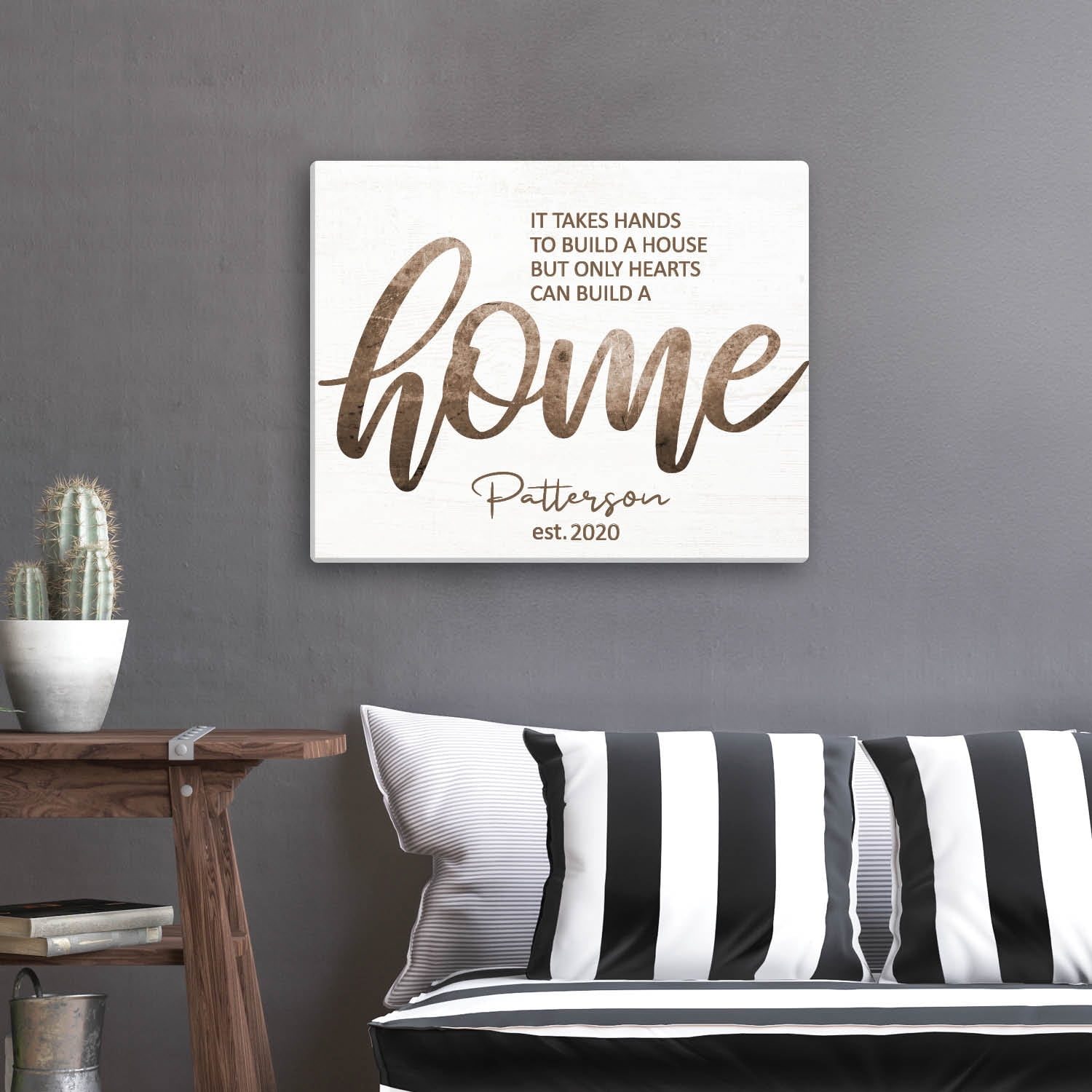 Personalized Planet 16x20 Home Personalized Canvas Wall Art
