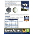 SuperScreen 20/20 Screen Mesh Kit (36 in x 100 ft) Roll of Screen & Roller Tool Heavy Duty