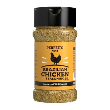 PERFEITO Chicken Seasoning, Gluten-Free, Sugar-Free, Fresh Garlic & Spices, 4 oz