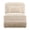 beige brown, variant on Armless Sofa Leopard Chenille W/1 Pillow -Brown black
