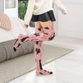 thumbnail image 6 of Iauyy Highly Elastic Women's Trouser Knee High Socks 93% Nylon Breathable and Durable Perfect for Outings, Parties, Home, The Best Gifts for Women Simple Sketch Of A Kitten, 6 of 7