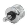 thumbnail image 1 of Silver Tone Motorcycle Quick Release Seat Tab Bolt Screw Cap for Harley Davidson, 1 of 2