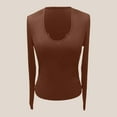 thumbnail image 7 of Petite Clothing for Women Crew Neck Knitted Spicy Style Slim Fit Basic Womens Tank Tops,Brown,S, 7 of 7