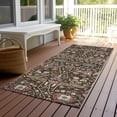 thumbnail image 6 of Addison Rugs Chantille Indoor/Outdoor Transitional Global Chocolate Washable Runner Rug, 2'3" x 7'6", 6 of 6