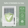 thumbnail image 2 of Costway 32 Pint Dehumidifier 2000 Sq. Ft Portable with 3 Modes & 24H Timer Home Basement, 2 of 10