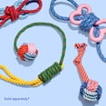 thumbnail image 6 of Oodles Durable Lasso Rope Dog Toy Set, Green, Small, 6 of 10