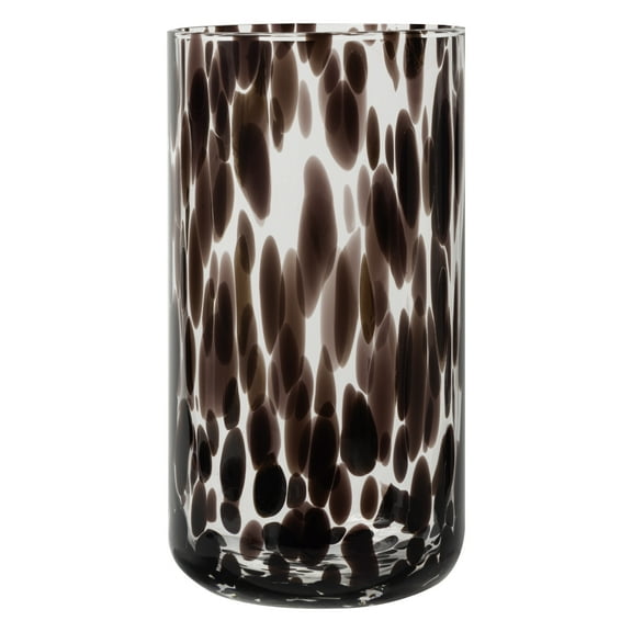 Thyme & Table 20 fl oz Black Tortoise Drinking Glass