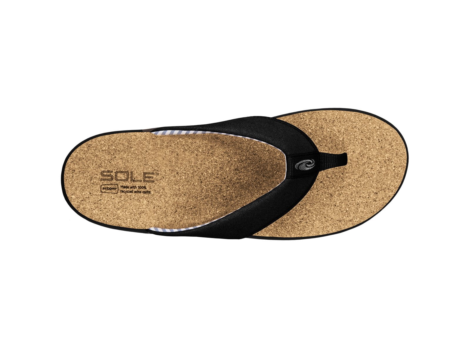 sole cork flip flops mens