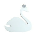 thumbnail image 4 of Nordic Style Swan Princess Crown Wall Mounted Coat Hanger Hook Home Decoration, 4 of 8