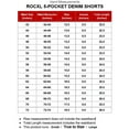 thumbnail image 2 of ROCXL Big & Tall Men’s Relaxed Fit Denim Shorts Sizes 42 to 66, 2 of 6