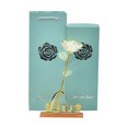 thumbnail image 1 of Hoja De Oro De 24 Quilates, Rosa Artificial Para Siempre, Artesanías Hechas A Mano, Regalo De San Valentín Para Novias Yuarrent HA025543-02, 1 of 5