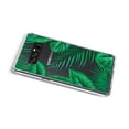 thumbnail image 2 of DistinctInk Clear Shockproof Hybrid Case for Samsung Galaxy Note 8 - TPU Bumper, Acrylic Back, Tempered Glass Screen Protector - Green Tropical Leaves, 2 of 9