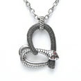 thumbnail image 1 of Controse Collier de Tentation en Acier Inoxydable Couleur Argent pour Femmes 28", 1 of 1