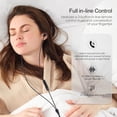 thumbnail image 6 of Wired Sleep Earphones with Microphone and Volume Control,Soft Silicone Sleeping Earbuds for Side Sleepers, Noise Isolating 3.5mm In-Black, 2 Pack, 6 of 6