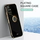 thumbnail image 2 of Funda de teléfono cuadrada con soporte de anillo chapado para Xiaomi Redmi 10 Note 10 pro 11 Redmi10 Note10 S 10s 10pro 5g 4G, funda de silicona con soporte Tan Jianjun unisex, 2 of 2