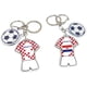 thumbnail image 1 of Yanonmyfd2026 World Cup Soccer Keychain - World Cup Pride Accessory, Football Fan Gift & Souvenir (2PCS),Croatia, 1 of 48
