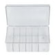 thumbnail image 2 of Organizador De Extensión De Pestañas, Impermeable, 6 Compartimentos, Organizador De Suministros De Pestañas, Tapa Acrílica Transparente A Prueba De Polvo Para Salón De Uñas, 2 of 7