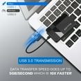TRAHOOC368 USB 3.0 Card Reader Plug & Play, Compatible with Apple
