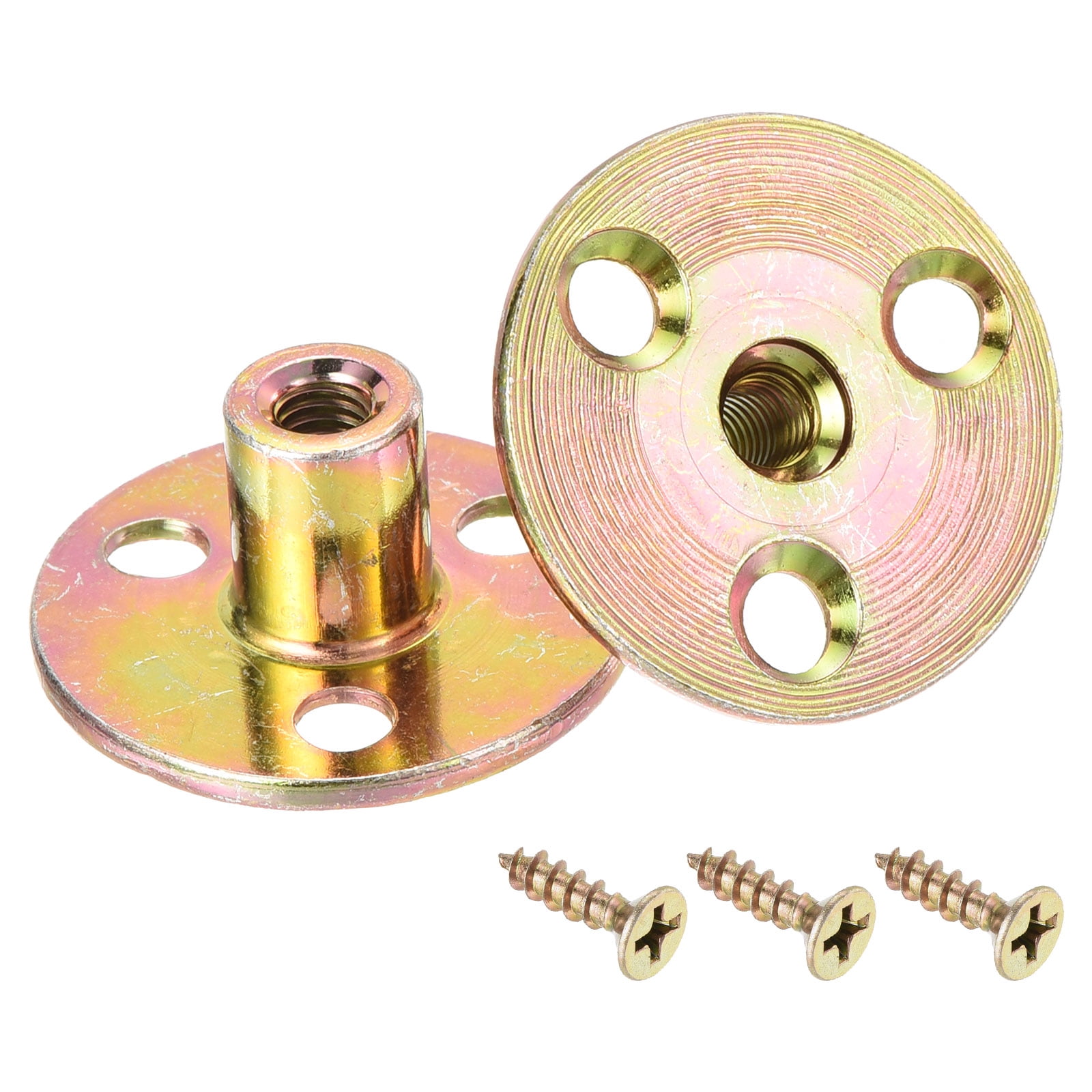 Uxcell M5 Serrated Flange Hex Lock Nuts – 304 Stainless Steel, 10-Pack, Corrosion-Resistant