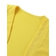 thumbnail image 4 of TRKIYQC Abrigo Cárdigan Mujer, Chaqueta Corta De Manga Larga De Color Sólido Tops Cortos Para Otoño De Primavera, Amarillo/Morado/Blanco/Negro/Rojo TRKIYQC moda, 4 of 8
