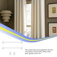 thumbnail image 5 of Fearlessin 2 Pieces Adjustable Curtain Rod Extendable Bars Pole Without Drilling Hanging Rods Self Adhesive for Home Bathroom Hotel, 5 of 7