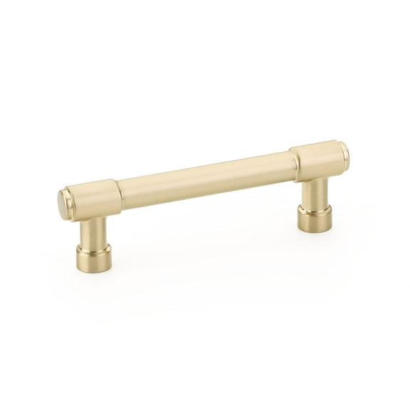 Emtek 86686US4 3.5 in. Jasper Center to Center Cabinet Pull, Satin Brass