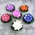 thumbnail image 4 of Waterproof LED Floating Candle Light with Flickering Effect, Lifelike Flower Shape, Battery Operated for Pool Pond Garden Decor, Romantic Ambiance, Safe for Indoor and Outdoor Use, 4 of 6