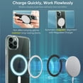 thumbnail image 4 of Transparent Clear Case for Apple iPhone 11 Pro Clear Magnetic Case, [Yellow Resistant] Slim Fit Shockproof Transparent Crystal Clear Magnetic Clear Case for Apple iPhone 11 Pro, 4 of 7
