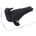 thumbnail image 2 of Crow Decoys for Hunting，Outdoor Simulation Plastic Crow Statue Hunting Decoy Props for Yard Garden Decoration  Black, 2 of 9