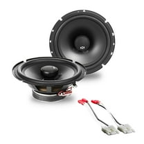 NVX Front Door Speaker Replacement Pack for 1993-1995 Jeep Grand Cherokee NVX 6.5" Coaxial Speakers
