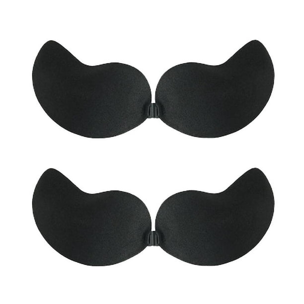 MISS MANGO Adhesive Bra Invisible Strapless Nipple Cover Push up Breast  Lift Silicone Sticky Bras for Women Backless Dress, Black and Nude, 32 :  : Clothing, Shoes & Accessories