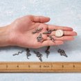 thumbnail image 5 of 1 bag 14pcs 7 styles 304 Stainless Steel Pendants Snake Mixed color 2pcs/style, 5 of 7