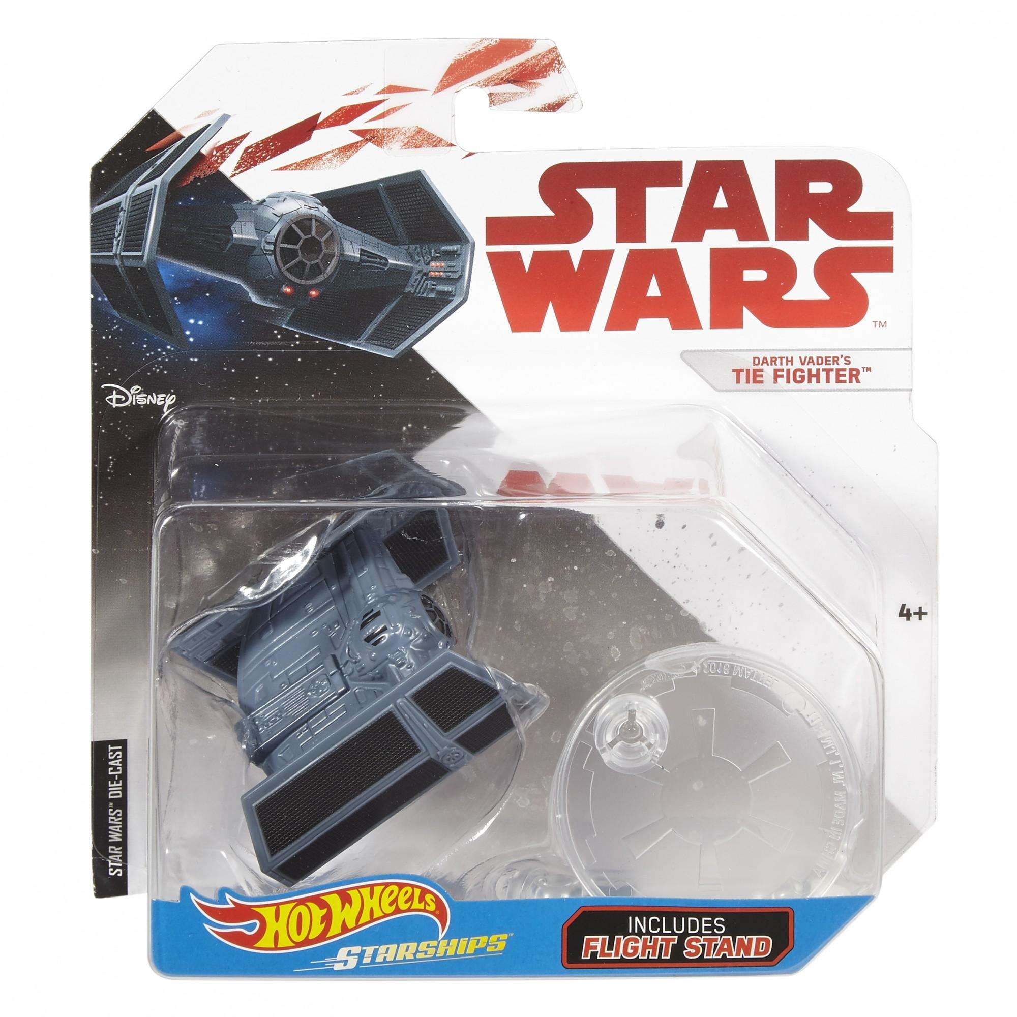 Hot Wheels Star Wars Darth Vaders Tie Fighter Vehicle Mattel FBB43